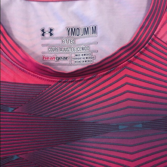 Youth Under Armour Fitted Tee - Picture 4 of 4